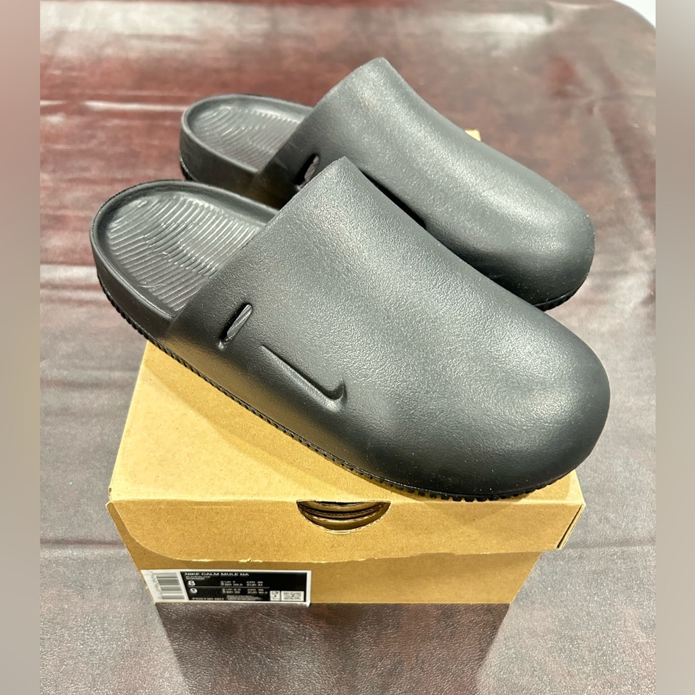Nike Men's Black Calm Mule NA
